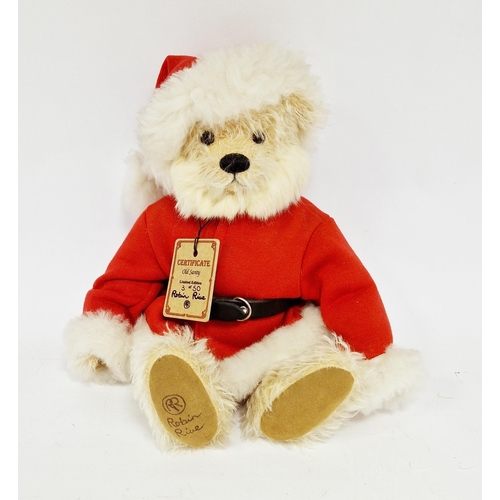 534 - Robin Rive Old Santy Mohair bear Limited edition No.3 of 50 made in New Zealand