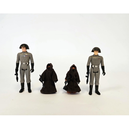 550 - Four Vintage 1977 GMFGI Star Wars Action Figures to include two Jawa's with cloak and blaster and tw... 