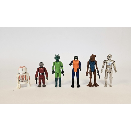 552 - Seven Vintage 1978 GMFGI Star Wars Action Figures to include Greedo with blaster Hammerhead with bla... 