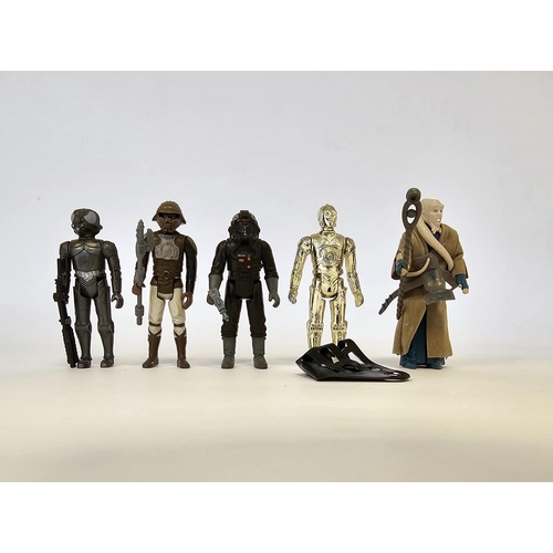 553 - Five Vintage 1982 L.F.L Star Wars Action Figures to include Lando Calrissian (Skiff Guard Disguise) ... 