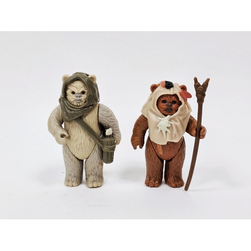 554 - Two Vintage Star Wars Last 17 Action Figures to include Paploo with staff and Lumat (no bow) (2)