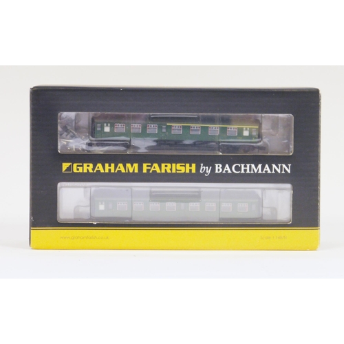 588 - Graham Farish by Bachmann N gauge 372-675 4CEP four car EMU 7126 SR multiple unit green with warning... 