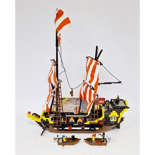 730 - Lego Legoland 1989 unboxed Lego set Black Seas Barracuda No.6285 with instructions (currently constr... 