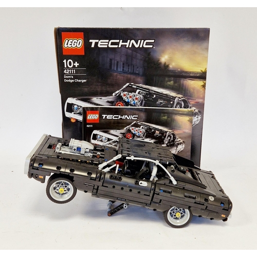738 - Lego Technic No.42111 Fast & Furious Dom's Dodge charger constructed Lego set with box and instructi... 