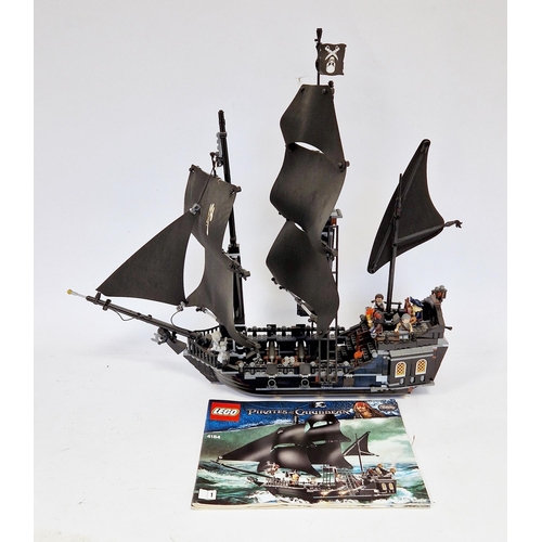 744 - Lego Pirates of the Caribbean No.4184 The Black Pearl constructed Lego set with instructions (no box... 