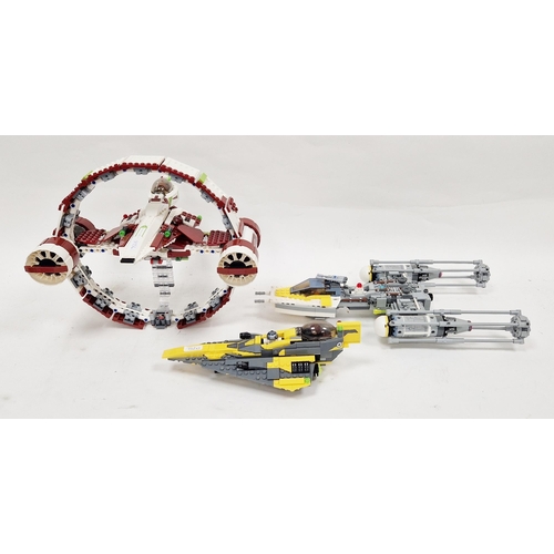 752 - Three Lego Star Wars constructed lego sets to include No.7658 Y-wing Fighter, No.75191 Jedi Starfigh... 