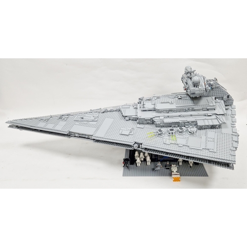 756 - Lego Star wars Ultimate Collectors Series 75252 Imperial Star Destroyer constructed Lego set with bo... 
