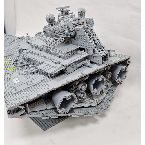 756 - Lego Star wars Ultimate Collectors Series 75252 Imperial Star Destroyer constructed Lego set with bo... 