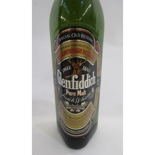 737 - A centenary Glenfiddich pure malt 1887-1987 with exclusive centenary 'print', in cardboard cylinder.