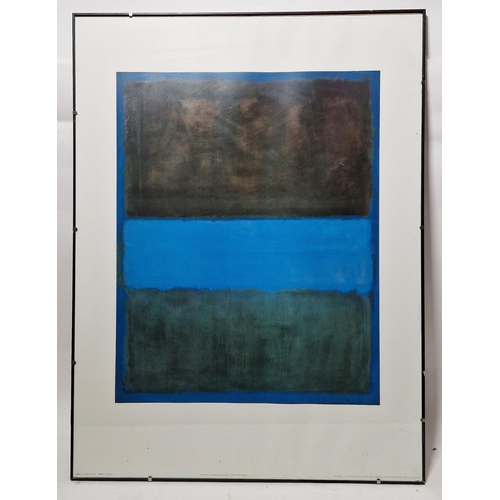 245 - After Mark Rothko (American, 1903-1970)
 Lithograph poster
 