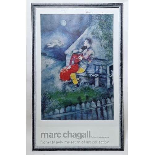 256 - After Marc Chagall (1887-1985)
 Lithograph poster featuring 