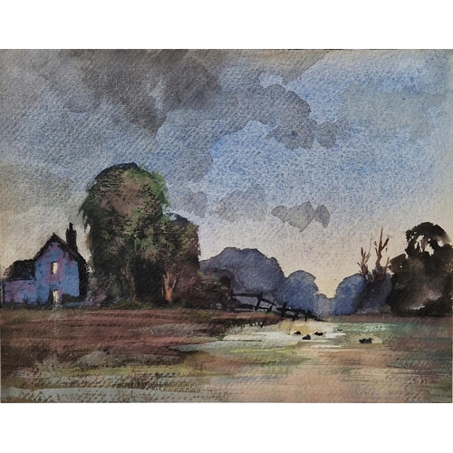 302 - Attributed to Brian Johnston (20th century)
 Watercolour, gouache and/or pastel on paper
 The first ... 