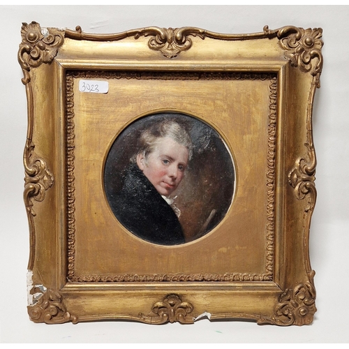 331 - Attributed to Andrew A. Henderson (1783-1835)
 Oil on panel
 Portrait of gentleman, probably a self-... 