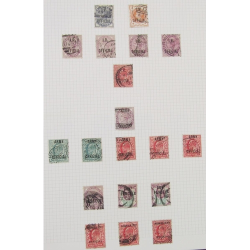 304 - GB stamps: QV-QEII collection in 2 albums including 4 Penny Blacks and much other line engraved impe... 