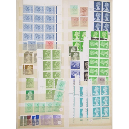 306 - GB stamps: With face value £200+, blue stock-book of QV-QEII, mint & used, definitives, commemorativ... 