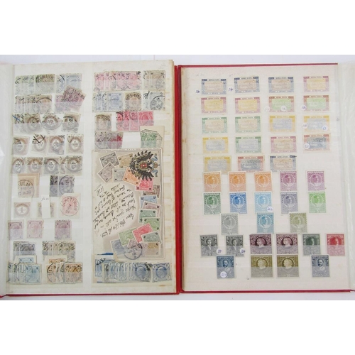 307 - Stamps of Europe: Six A4 stock-books with numerous issues, mostly used, of Austria, Bosnia-Herzegovi... 