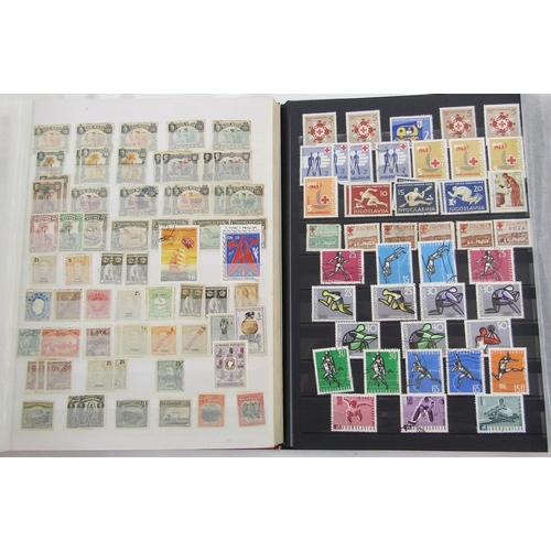 307 - Stamps of Europe: Six A4 stock-books with numerous issues, mostly used, of Austria, Bosnia-Herzegovi... 