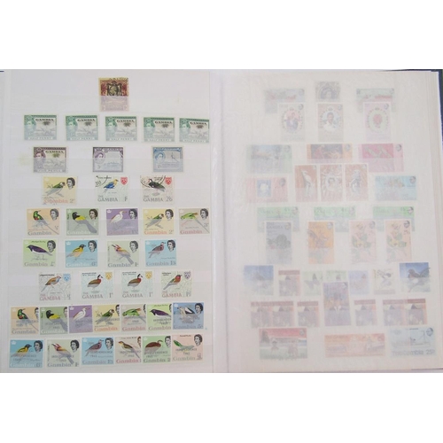 308 - Stamps of Br Empire & C’wealth: Album and 4 A4 stock-books in large box of mainly A to J countries w... 