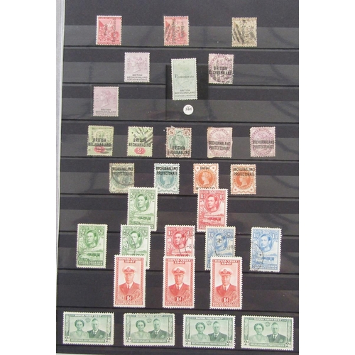 308 - Stamps of Br Empire & C’wealth: Album and 4 A4 stock-books in large box of mainly A to J countries w... 