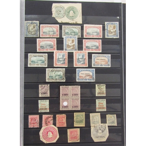 308 - Stamps of Br Empire & C’wealth: Album and 4 A4 stock-books in large box of mainly A to J countries w... 