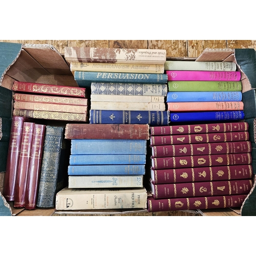 60 - Jane Austen interest to include:- Folio Society set, without slip case, Readers Union, 6 vols, 3 vol... 