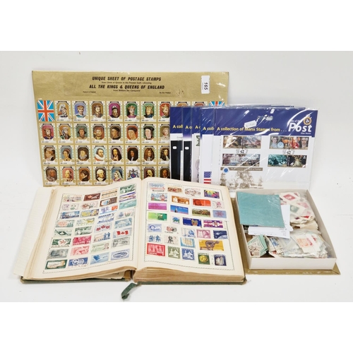 165 - Stamps and first day covers including an album dating around the 1920's onwards containing approxima... 