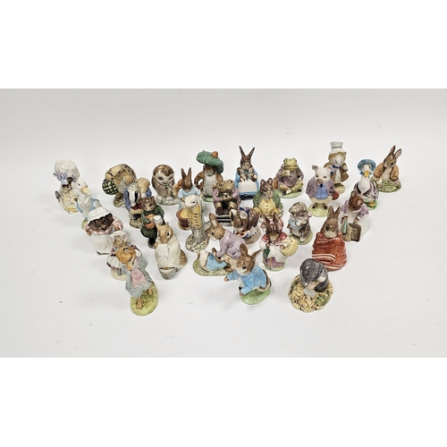 38 - Collection of Beswick Beatrix Potter figures including Benjamin Bunny, Lady Mouse, Jeremy Fisher, Po... 