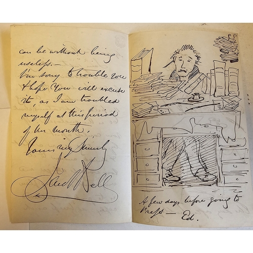 Bell, Jacob - autographed letter signed Jacob Bell (1810-1859) with two ...