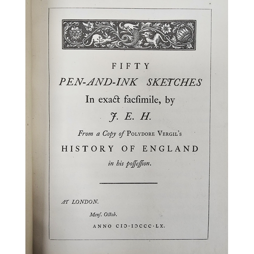 158 - Collection of items including an antique oak panel carved in relief with a lion mask, sketches by Po... 