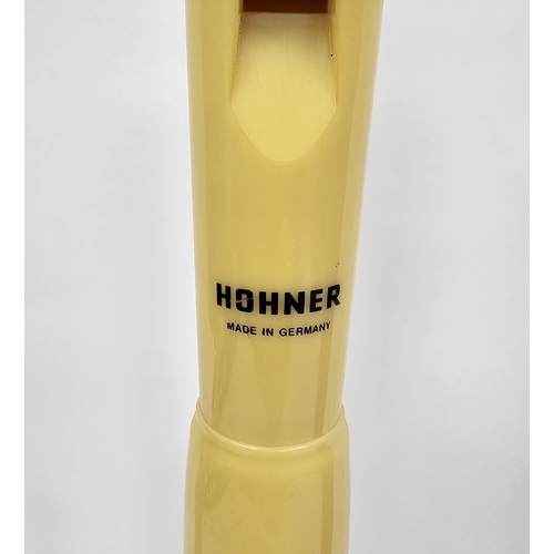 148 - Collection of six recorders including 1970's German Johannes Adler wooden tenor, Aulos sopranino, Au... 