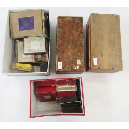 101 - Quantity of photographic negative plates, some of which are boxed, from the Imperial Dry Plate Compa... 