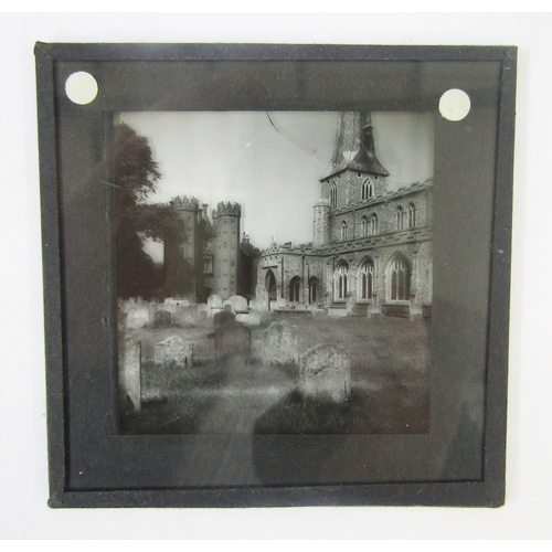 102 - Quantity of early 20th century magic lantern glass slides (3 boxes)