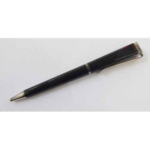 104 - Mont Blanc Franz Kafka limited edition ballpoint pen, no.12970/16500, the cap with silver fittings a... 