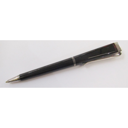 104 - Mont Blanc Franz Kafka limited edition ballpoint pen, no.12970/16500, the cap with silver fittings a... 