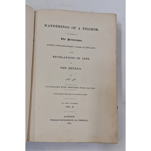 59 - Parks, Fanny (Frances Susanna Archer 1794-1875) 'Wanderings of a Pilgrim in Search of the Picturesqu... 