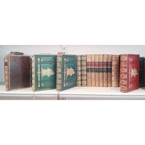 79 - Fine bindings and others to include Rossetti, William Michael (ed) 