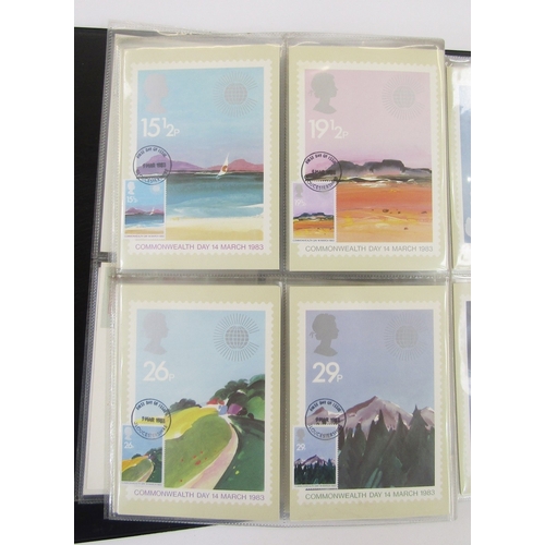 80 - Quantity of PHQ postcards and various other postcards held within eight albums, PHQ cards dating fro... 