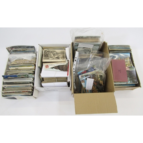81 - Quantity of UK and rest of the world postcards including topographical interest, scenes such as roug... 