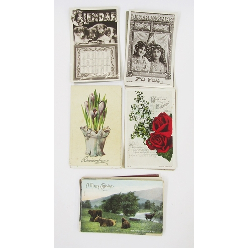 81 - Quantity of UK and rest of the world postcards including topographical interest, scenes such as roug... 