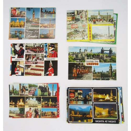 82 - Quantity of postcards including PHQ cards 1980 and later, in albums, topographical scenes of London,... 