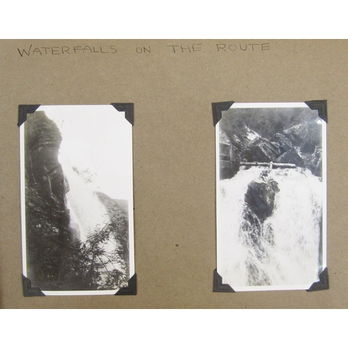 84 - Four albums of early 20th century and later photographs and postcards including 1920's photographs o... 