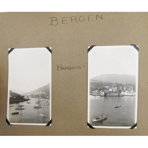 84 - Four albums of early 20th century and later photographs and postcards including 1920's photographs o... 