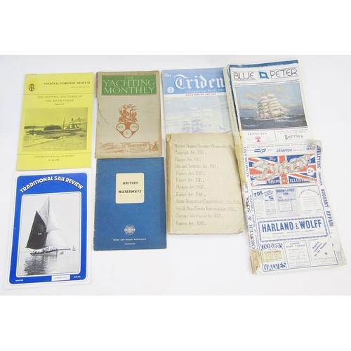 86 - Quantity of early 20th century and later photographs and prints relating to ships at sea to include ... 