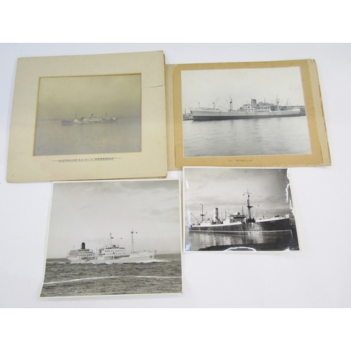 86 - Quantity of early 20th century and later photographs and prints relating to ships at sea to include ... 