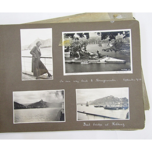 89 - Quantity of photographs and postcards, early 20th century and later, including one album titled 'Rem... 