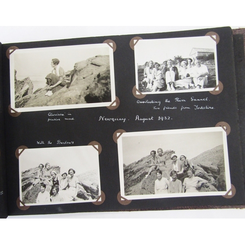 89 - Quantity of photographs and postcards, early 20th century and later, including one album titled 'Rem... 