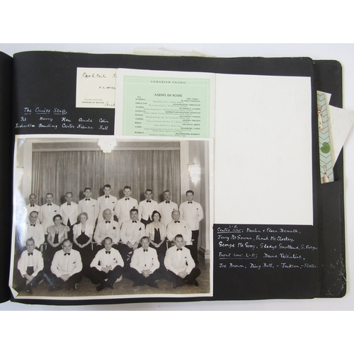 90 - Photographic and written archive relating to Kathleen Grey circa 1939, in two albums and a folder, d... 