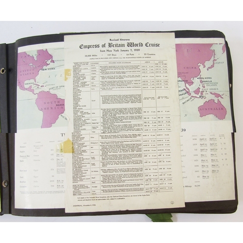 90 - Photographic and written archive relating to Kathleen Grey circa 1939, in two albums and a folder, d... 