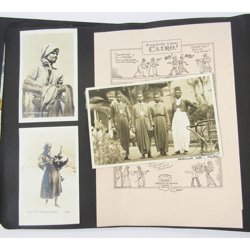 90 - Photographic and written archive relating to Kathleen Grey circa 1939, in two albums and a folder, d... 