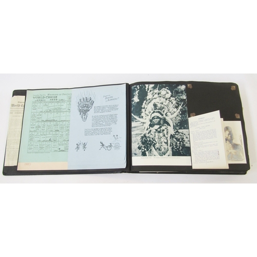 90 - Photographic and written archive relating to Kathleen Grey circa 1939, in two albums and a folder, d... 